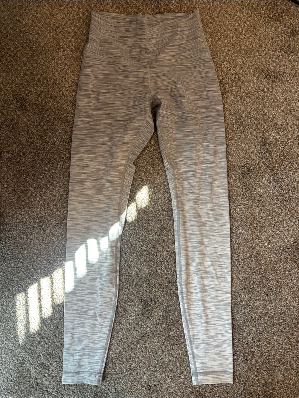 lululemon athletica Light Heather Gray High-Rise Leggings